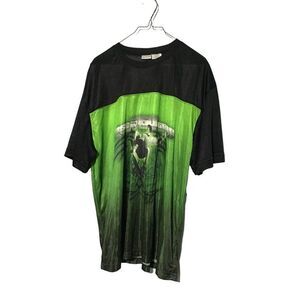 Green Skateboarding T-Shirt XL No Boundaries Graphic Men's